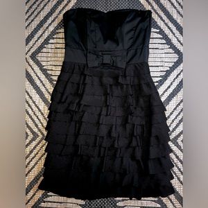 H&M Black Strapless Dress. Size 10